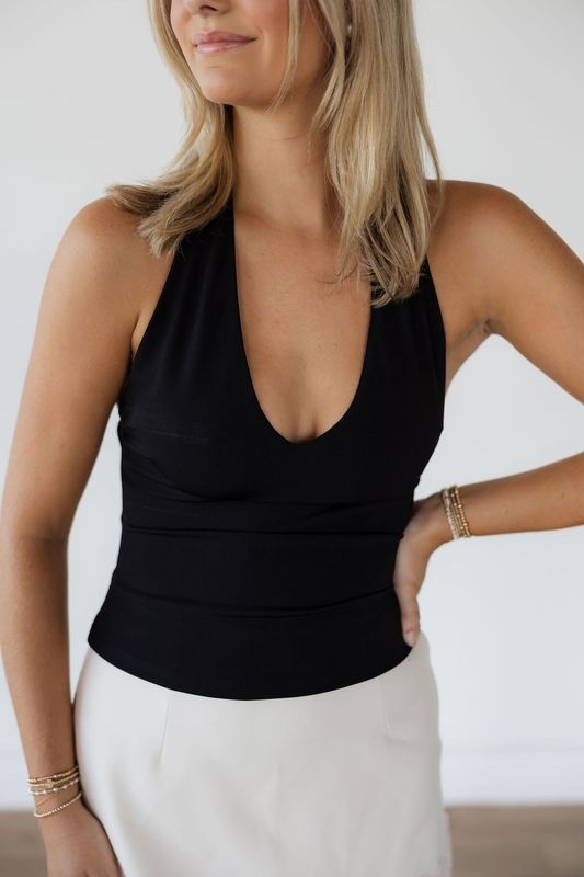Halter Neck Backless Tank