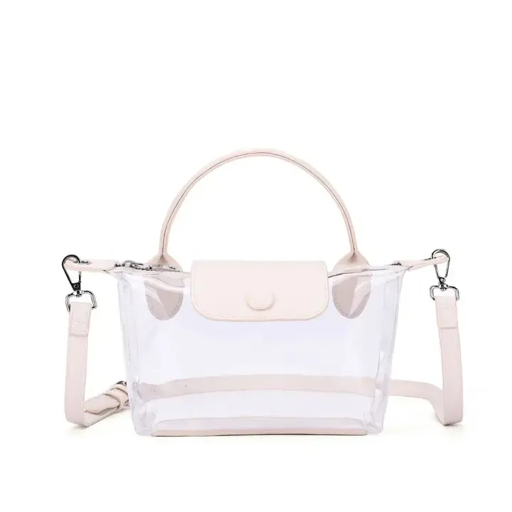 Clear Adjustable Strap Stadium Bag