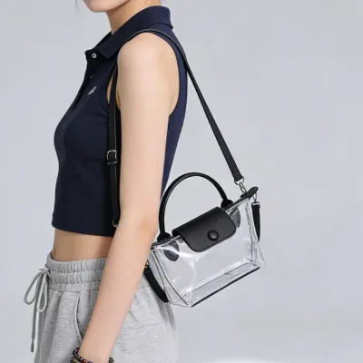 Clear Adjustable Strap Stadium Bag