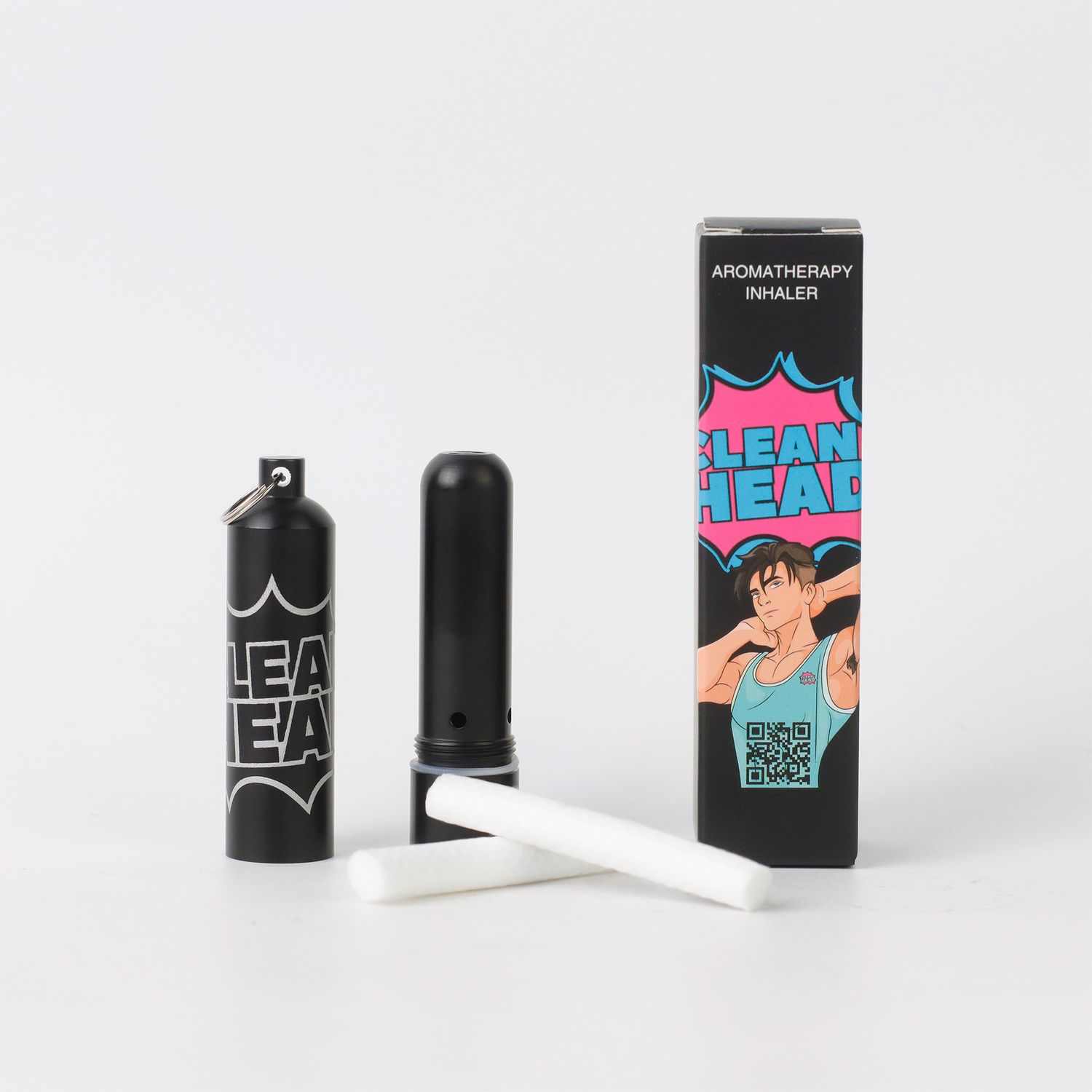 Clean Head Aromatherapy Tube BLACK