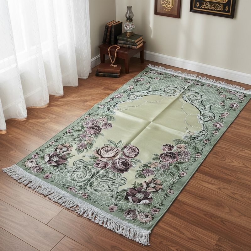 حرير تركي اخضر