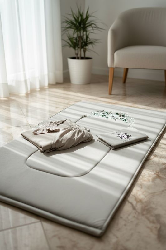 رمادي تطريز