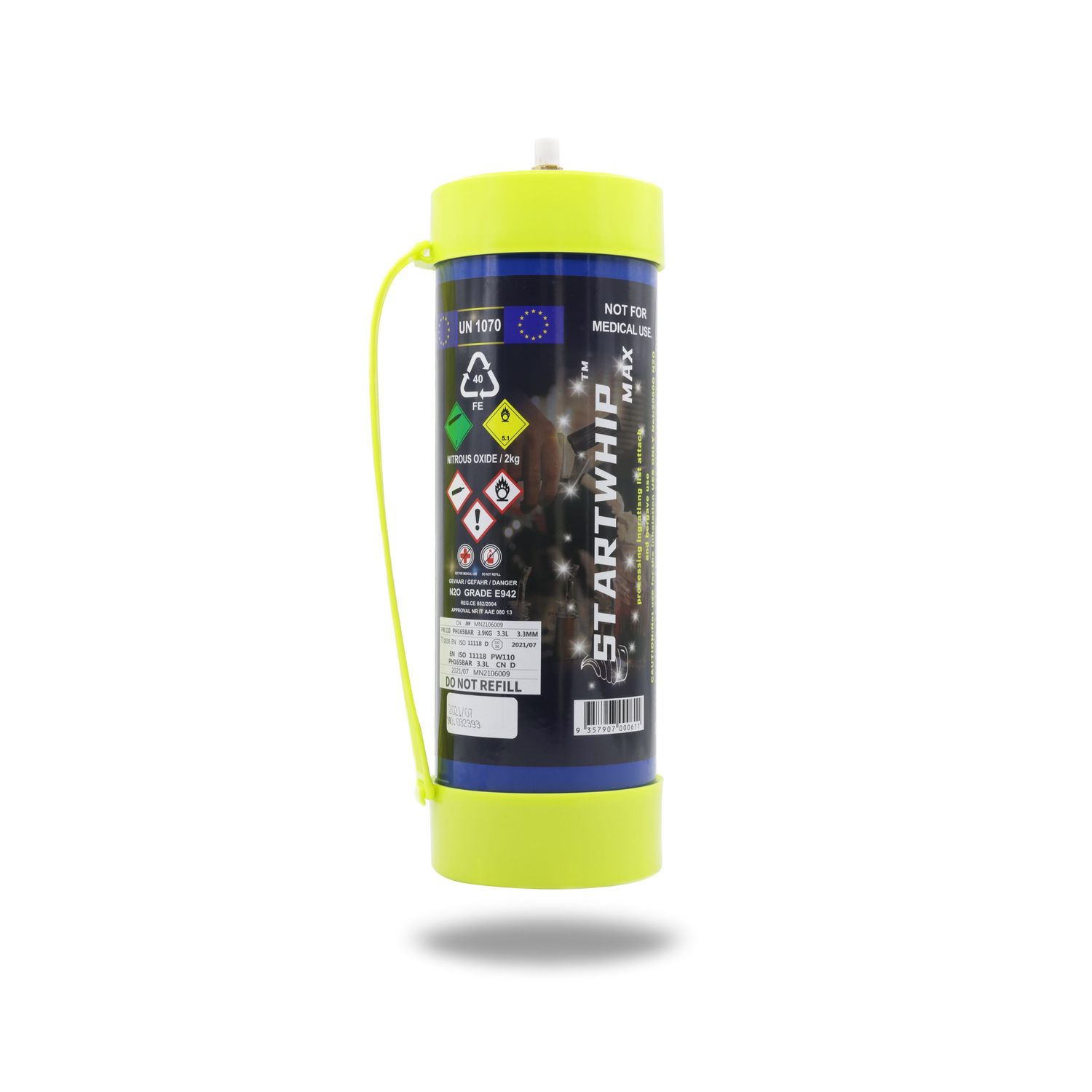 STARTWHIP MAX 3.3L Cream Chargers