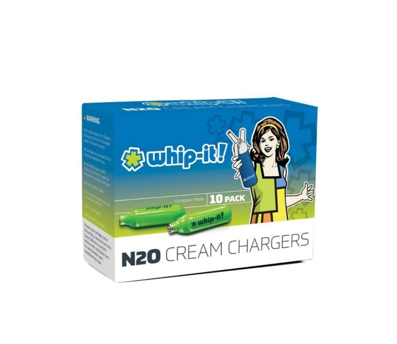 Special Combo: Whip-it Professional 8g Cream Chargers + 0.5L Whipper