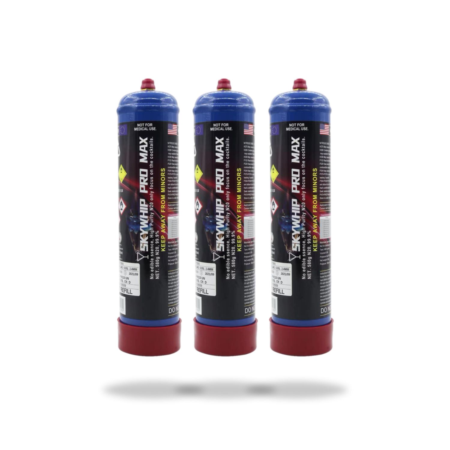 ONLY$100: SKYHWIP Pro Max 660G Cream Chargers x 3