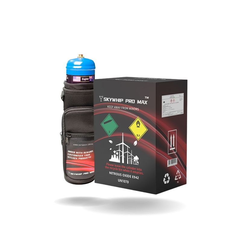 ONLY $200: 6 x SKYWHIP PRO MAX 660G Cream Chargers + Free Tank &amp; Bag