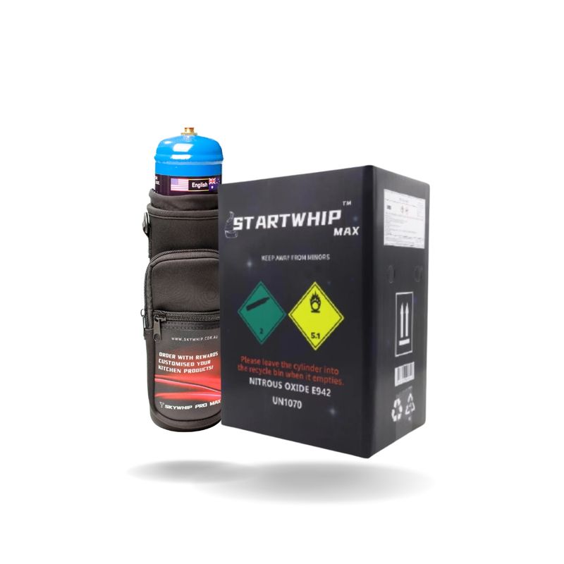 ONLY $200: 6 x STARTWHIP MAX 660G Cream Chargers + Free Tank &amp; Bag