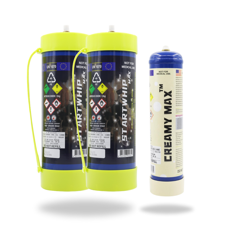 ONLY$165: STARTWHIP Max 3.3L x 2 + 660g Cream Chargers x 1