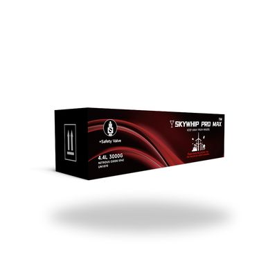 Skywhip Pro Max 4.4L XL Cream Chargers N2O + Nozzles