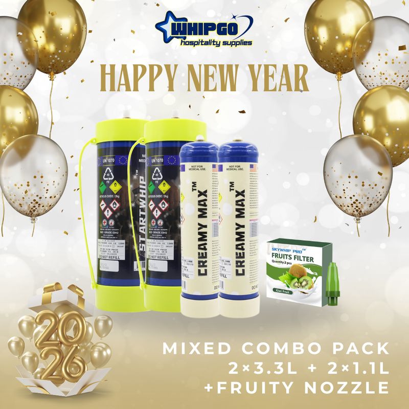 ONLY$198.99: STARTWHIP Max 3.3L x 2 + 660g Cream Chargers x 2