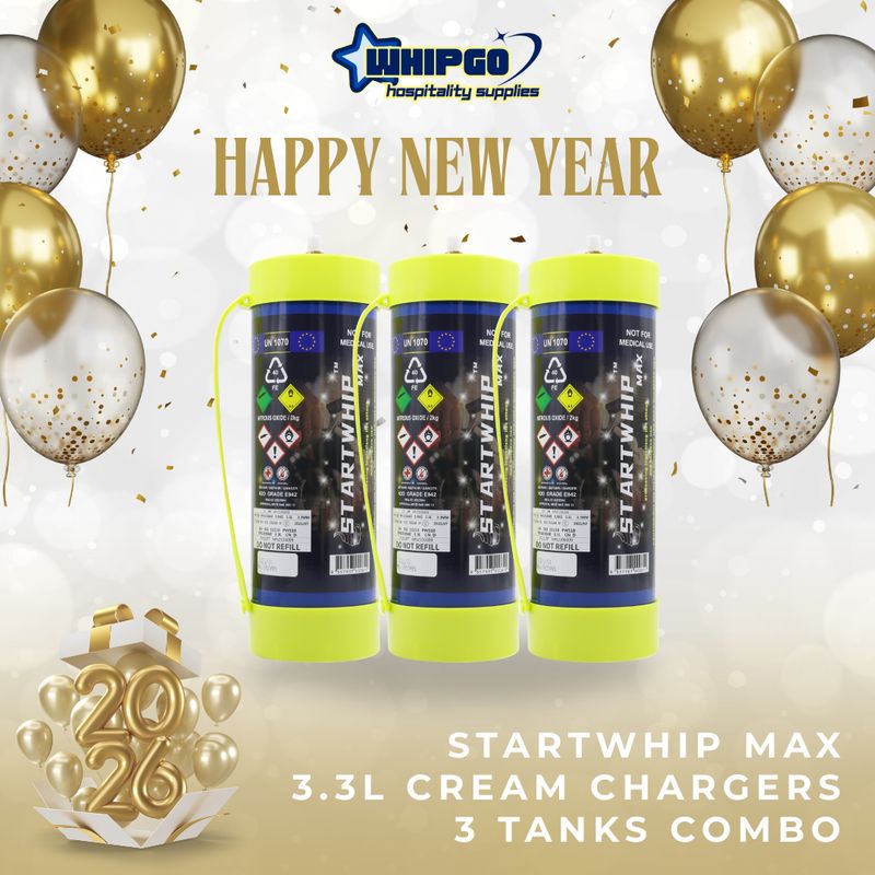 ONLY FOR WEEKEND!!!!!!!  STARTWHIP Max 3.3L x 3 Cream Chargers
