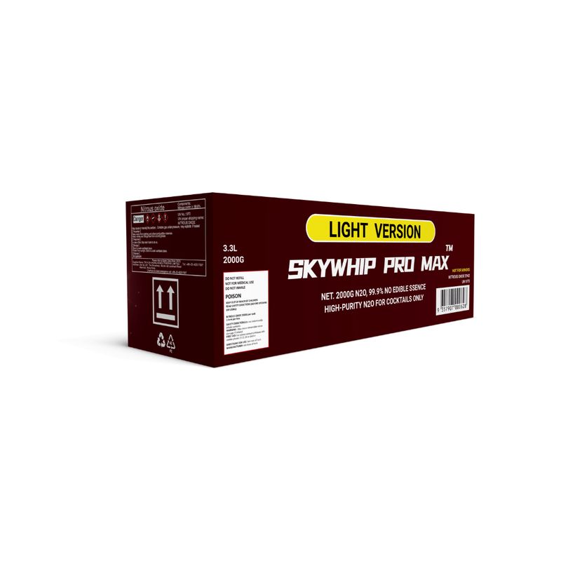 SKYWHIP PRO MAX Light Version 3.3L Cream Chargers