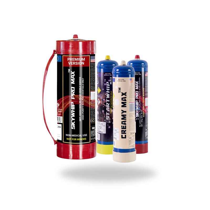 ONLY $199.99: SKWYHIP PRO MAX PREMIUM VERSION 3.3L + 3 x 660G Cream Chargers
