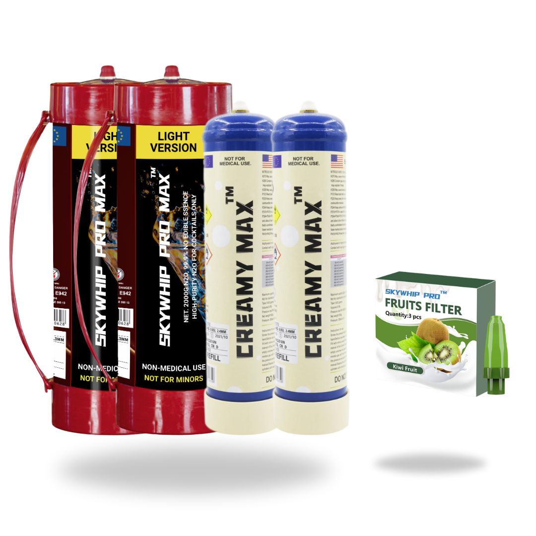 ONLY$198.99: SKYWHIP Light 3.3L x 2 + 660g Cream Chargers x 2