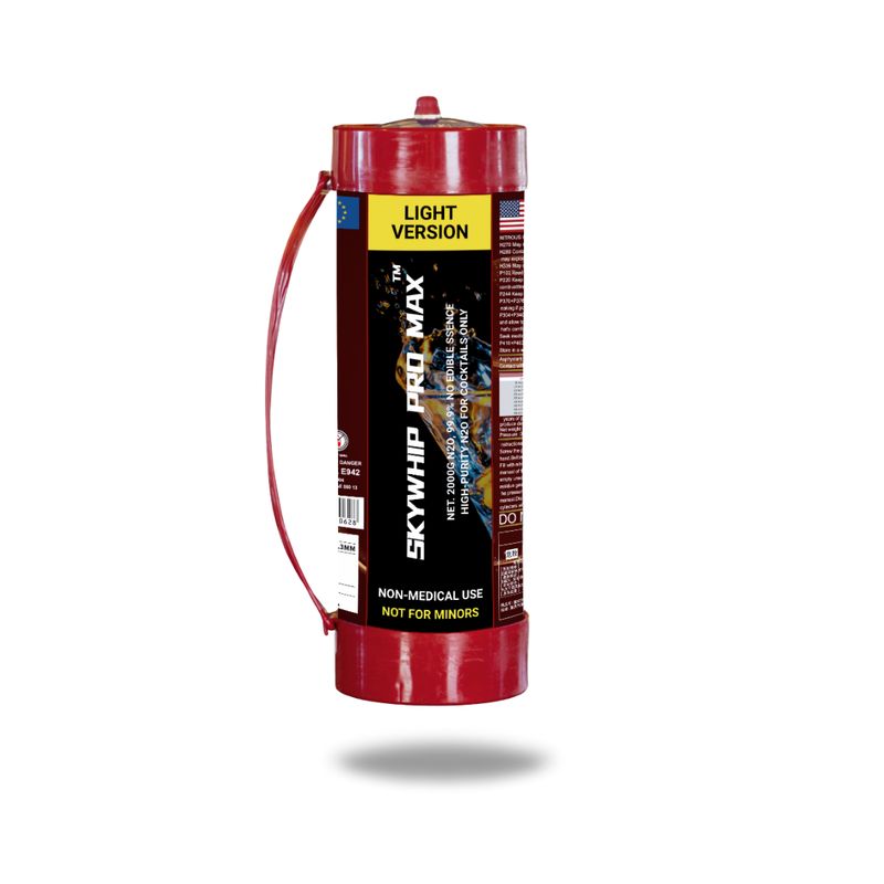 ONLY $94.99:  SKYWHIP PRO MAX LIGHT VERSION 3.3L Cream Chargers + Random Silent Nozzles Box