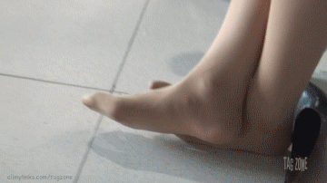 Bangkok Airport Hostess In Nylon Stockings