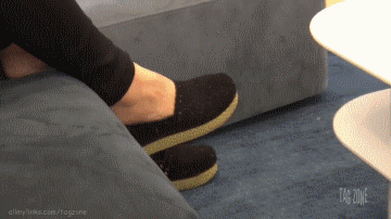 Dirty Thai Soles on Sofa