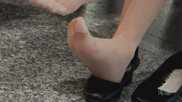 Hotel Hostess in Nylon Stockings