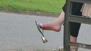 Korean Silver Sandal Dangle