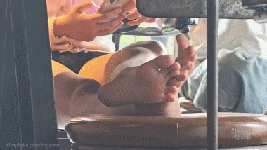Backlit Crossed Soles