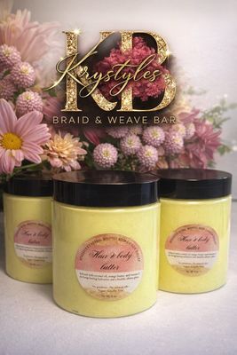 Krystyles  Herbal Whipped Body &amp; Hair  Butter