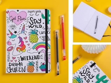 QUADERNO A5 + PENNA UNICORN