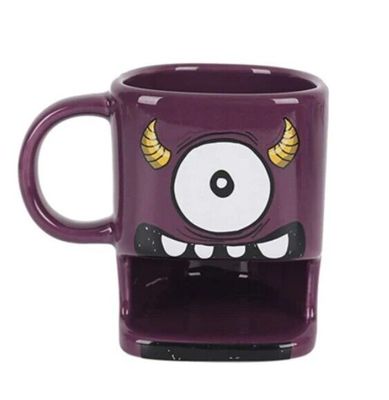 Tazza Porta Biscotti Monster