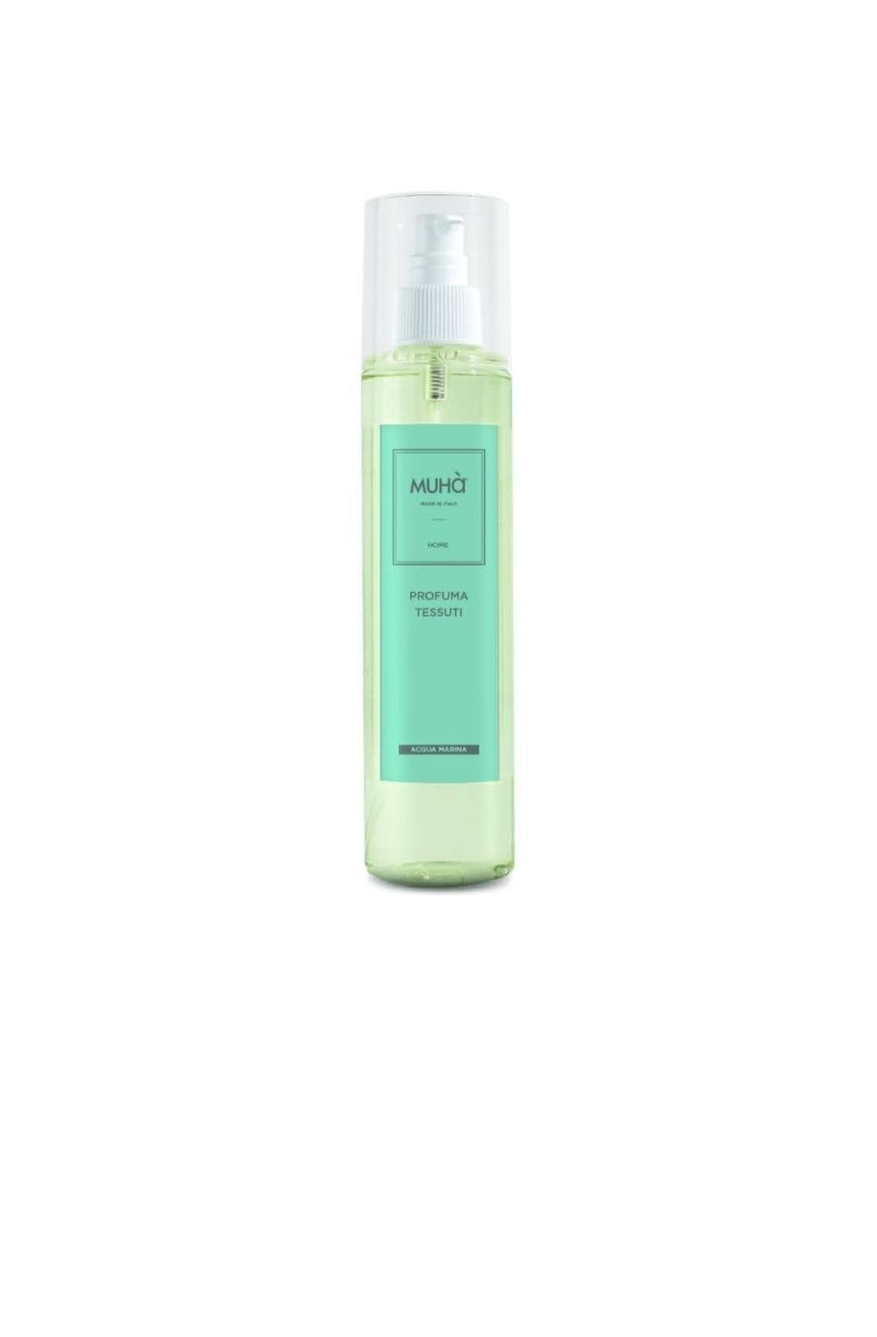 Muhà Spray Tessuti Acqua Marina 250ML - Profumo Fresco e Rinfrescante per Tessuti
