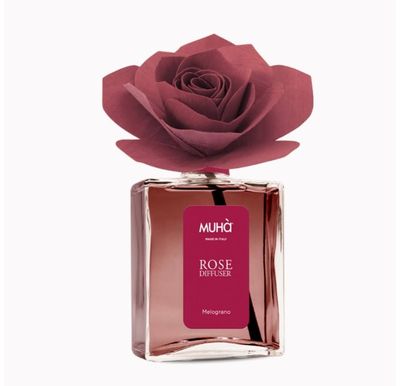 MUHÀ Profumatore d’Ambiente Rose Diffuser Melograno Rosa Bordeaux 200ML