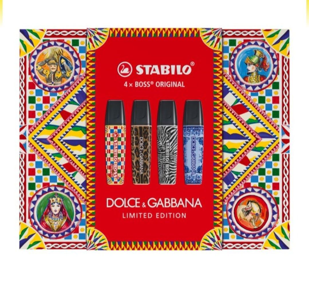 STABILO BOSS ORIGINAL x DOLCE&amp;GABBANA - Premium Box da 4 - Edizione limitata