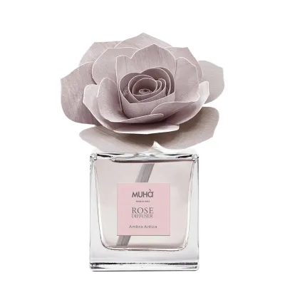 Muhà – Profumatore per diffusore Rosa 100ml Ambra antica