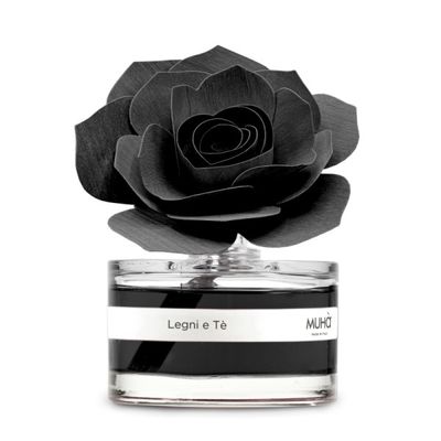 MUHÀ Diffusore Fiore ROSA NERA 50ML LEGNI E THE’