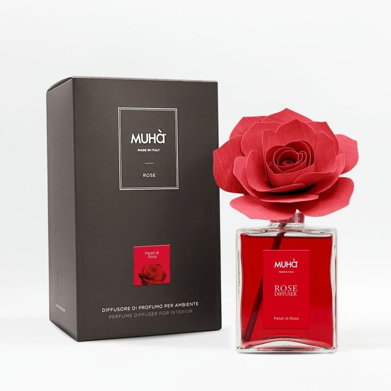 Muhà Profumatore D'ambiente Rosa Diffuser Petali Di Rosa 200 ML