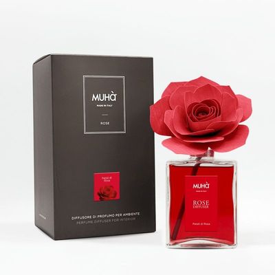 Muhà Profumatore D'ambiente Rosa Diffuser Petali Di Rosa 200 ML