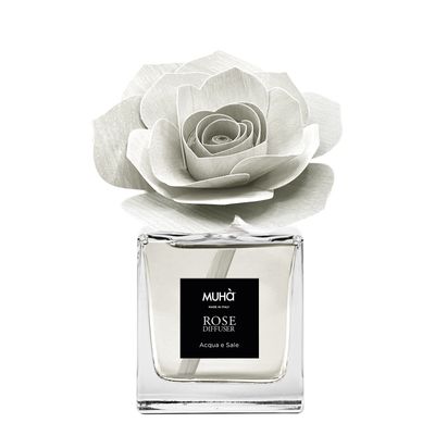 MUHÀ Diffusore Rosa Bianca 100ml Acqua &amp; Sale