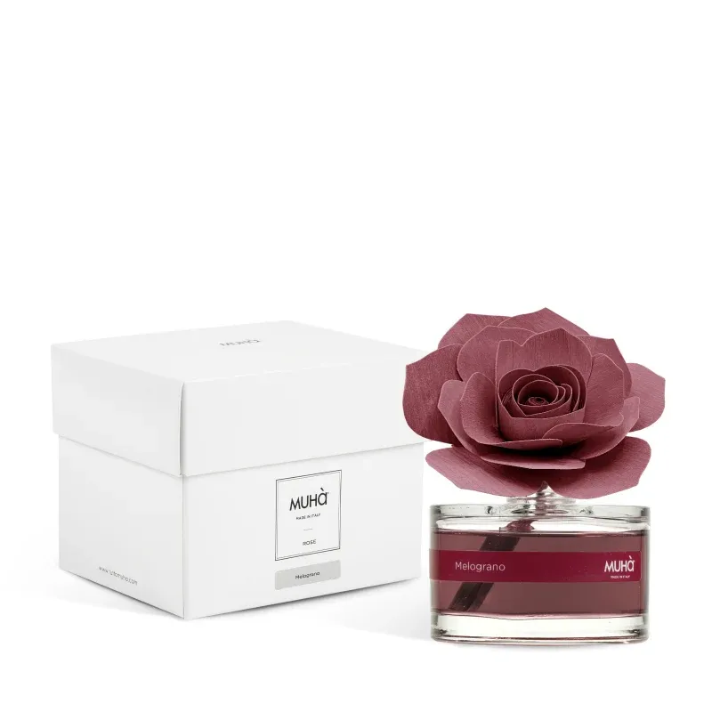 MUHÀ Diffusore Profumatore D'ambiente ​ROSA BIANCA MELOGRANO 50 ML
