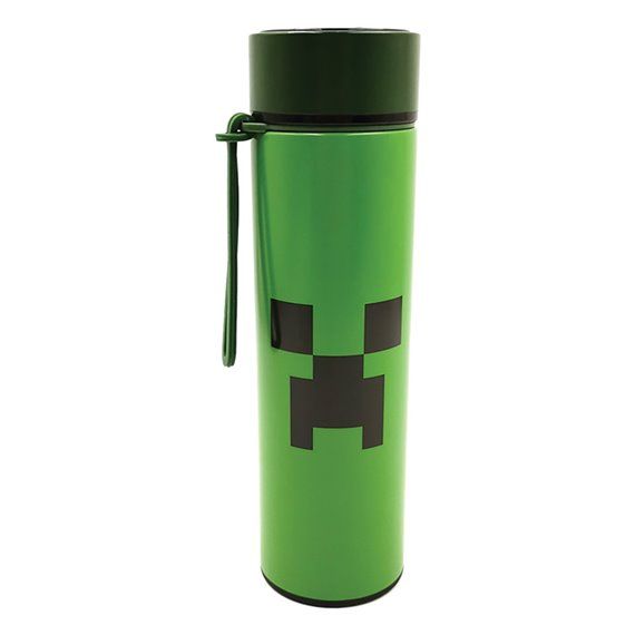 Minecraft Edition Bottiglia d'Acqua in Acciaio Inossidabile Eco-Friendly con Display Digitale della Temperatura