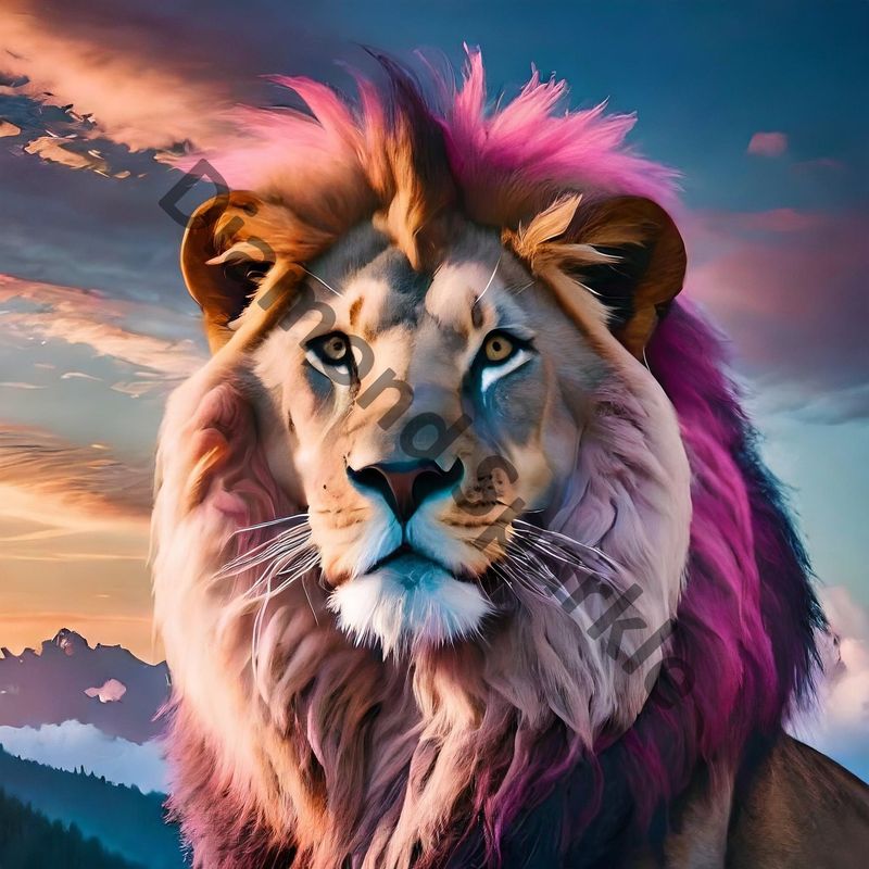Diamond Painting "König der Savanne"