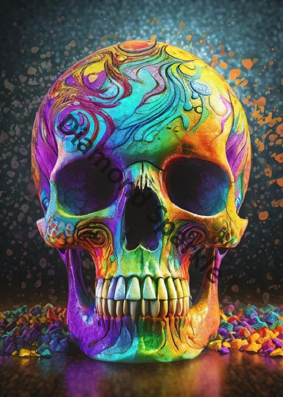 Diamond Painting "Totenkopf"