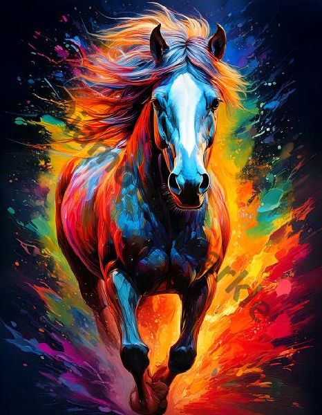 Diamond Painting "Horse full color"