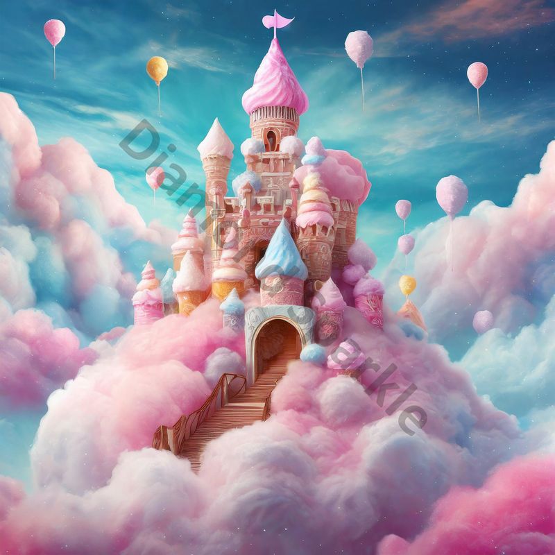 Diamond Painting "Wolkenschloß"