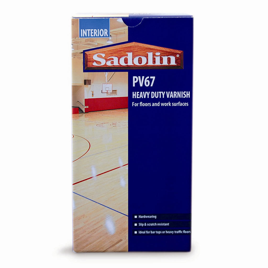 Sadolin PV67 Floor Varnish Clear in Satin Or Gloss 1L & 5L (click here to select size) Prices From