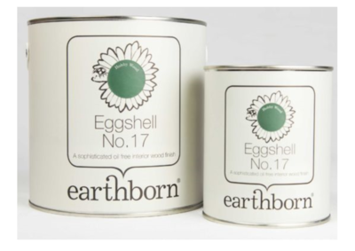 Earthborn Eggshell No.17 Paint 750ml & 2.5L (click here to select size & Colour) Prices From