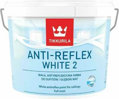 Tikkurila AR2 Anti-Reflex 2 White 3L - CLICK FOR BULK BUY DISCOUNTS
