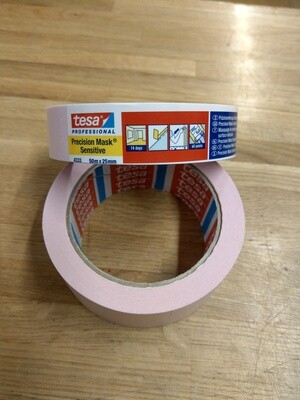 Tesa Pink Precision Masking Tape 25mm