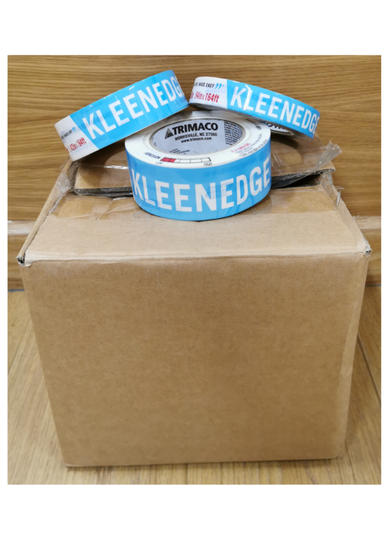 KleenEdge Low Tack Masking Tape 48mm x 50m BOX of 12