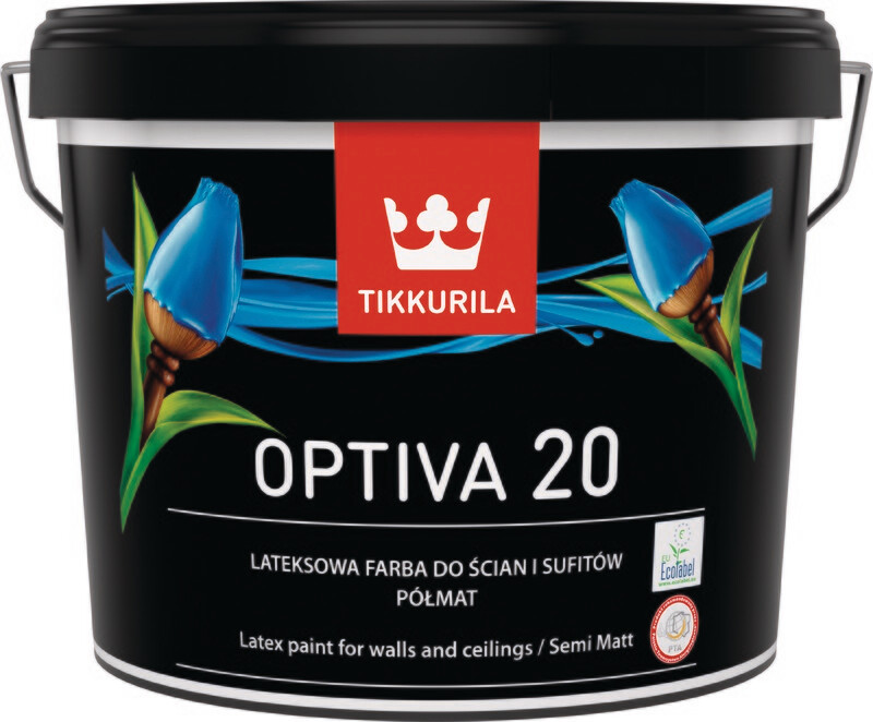 Tikkurila Optiva 20 Eggshell 0.9L White