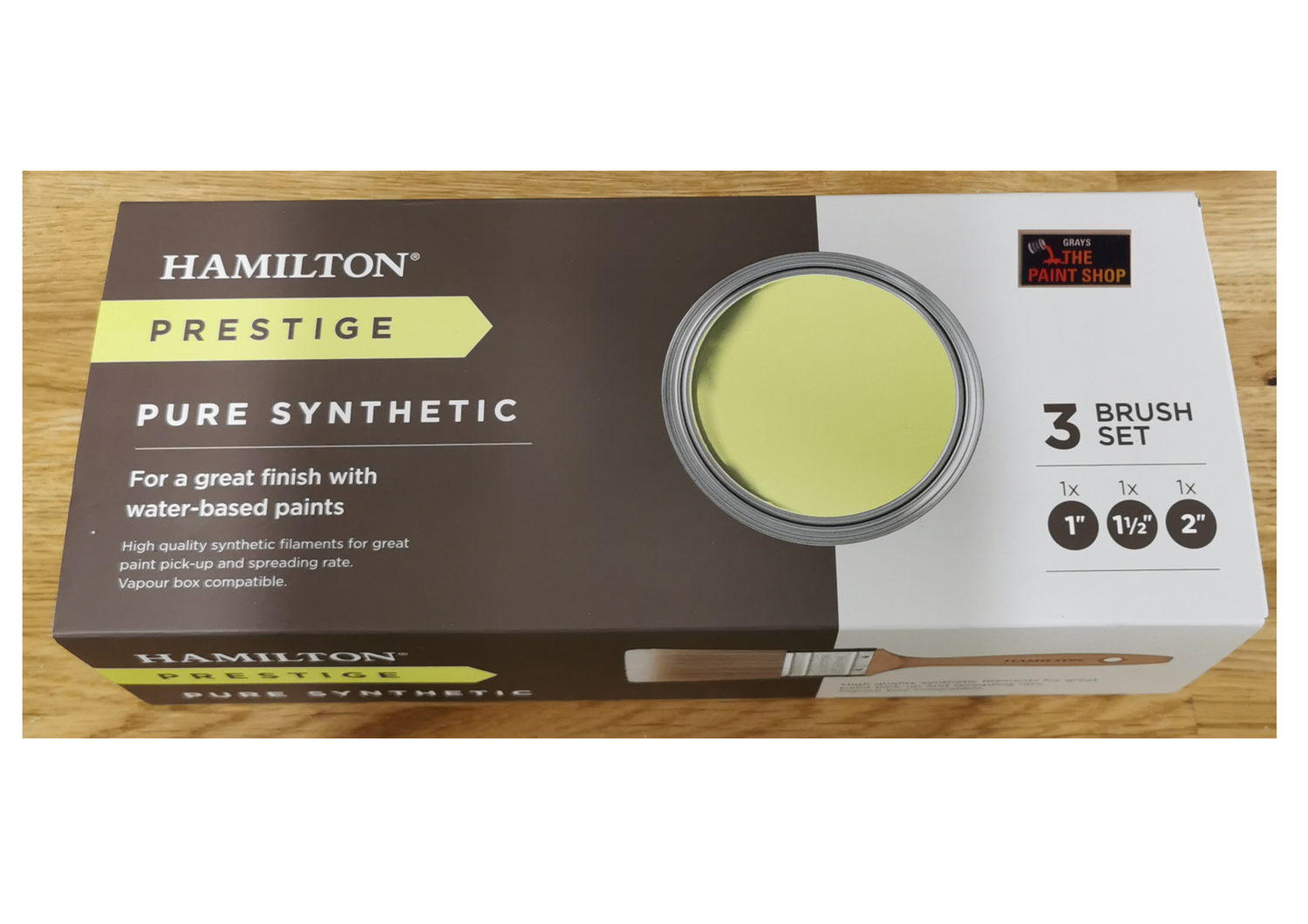 Hamilton Prestige Pure Synthetic 3 Brush Set