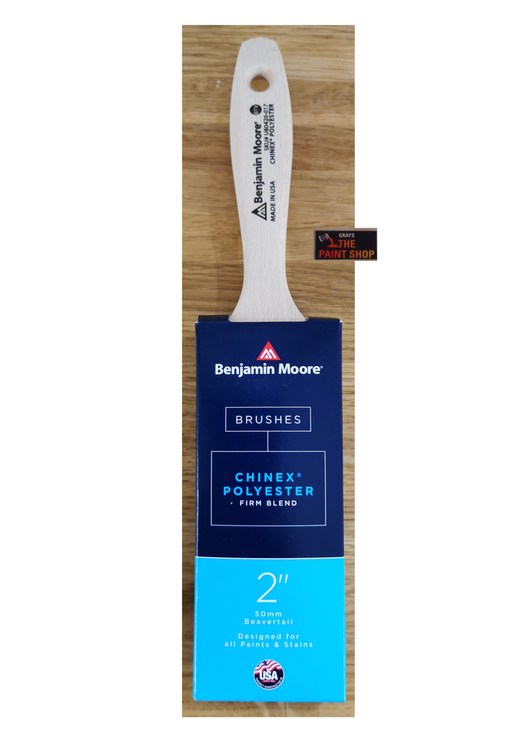 Benjamin Moore Craftsman 603 Long Handle Range Brush 2", 2.5" & 3" (click here to select size) Prices From, Size: 2" (60320)
