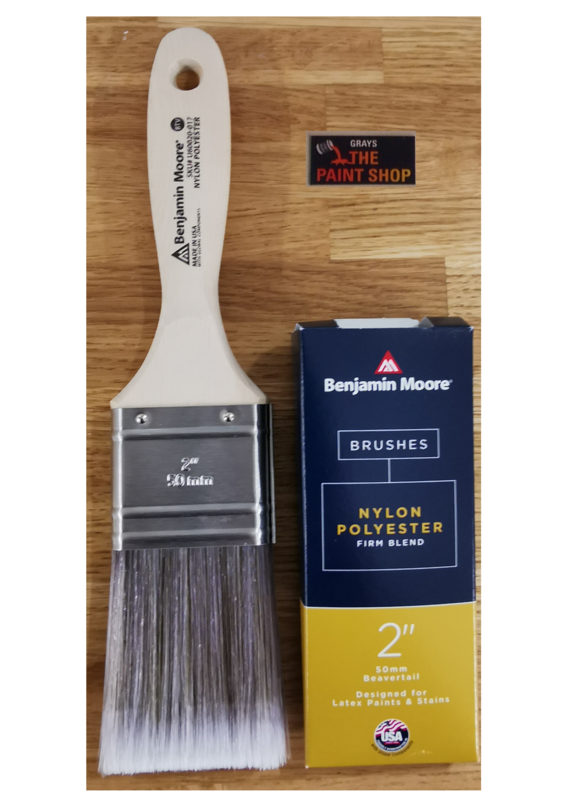 Benjamin Moore Nylon Polyester 600 Firm Blend Range Brush 2", 2.5" & 3" (click here to select size) Prices From